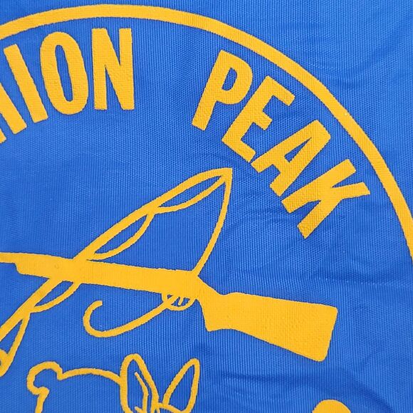 Vintage 70s Gun Club Bomber Jacket Medium 23x24 Blue - Picture 11 of 15